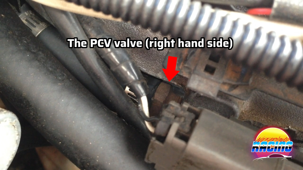 Location of PCV Valves on Nissan 300zx Z32