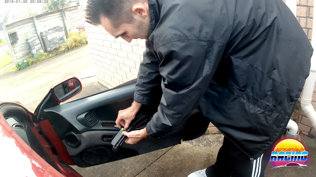 Removing Nissan 300zx door cards