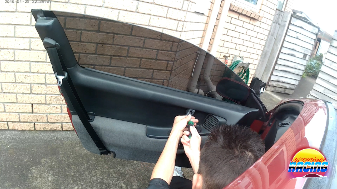 Removing Nissan 300zx door cards