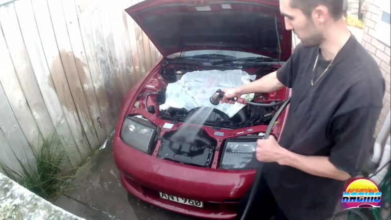 Cleaning & Detailing 300zx Engine Bay