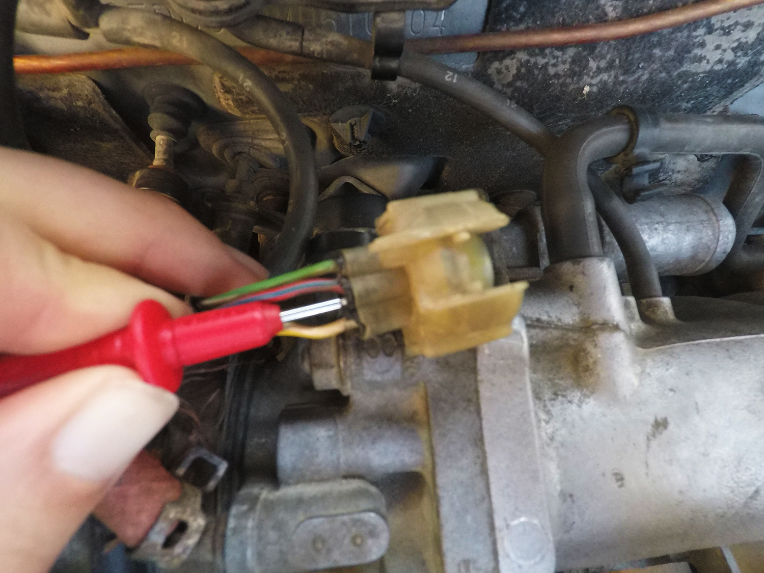 Honda Civic TPS Step 3 - TPS Wiring