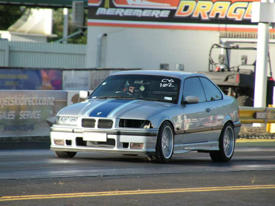 BMW E36 328i at Night Speed Drag Wars