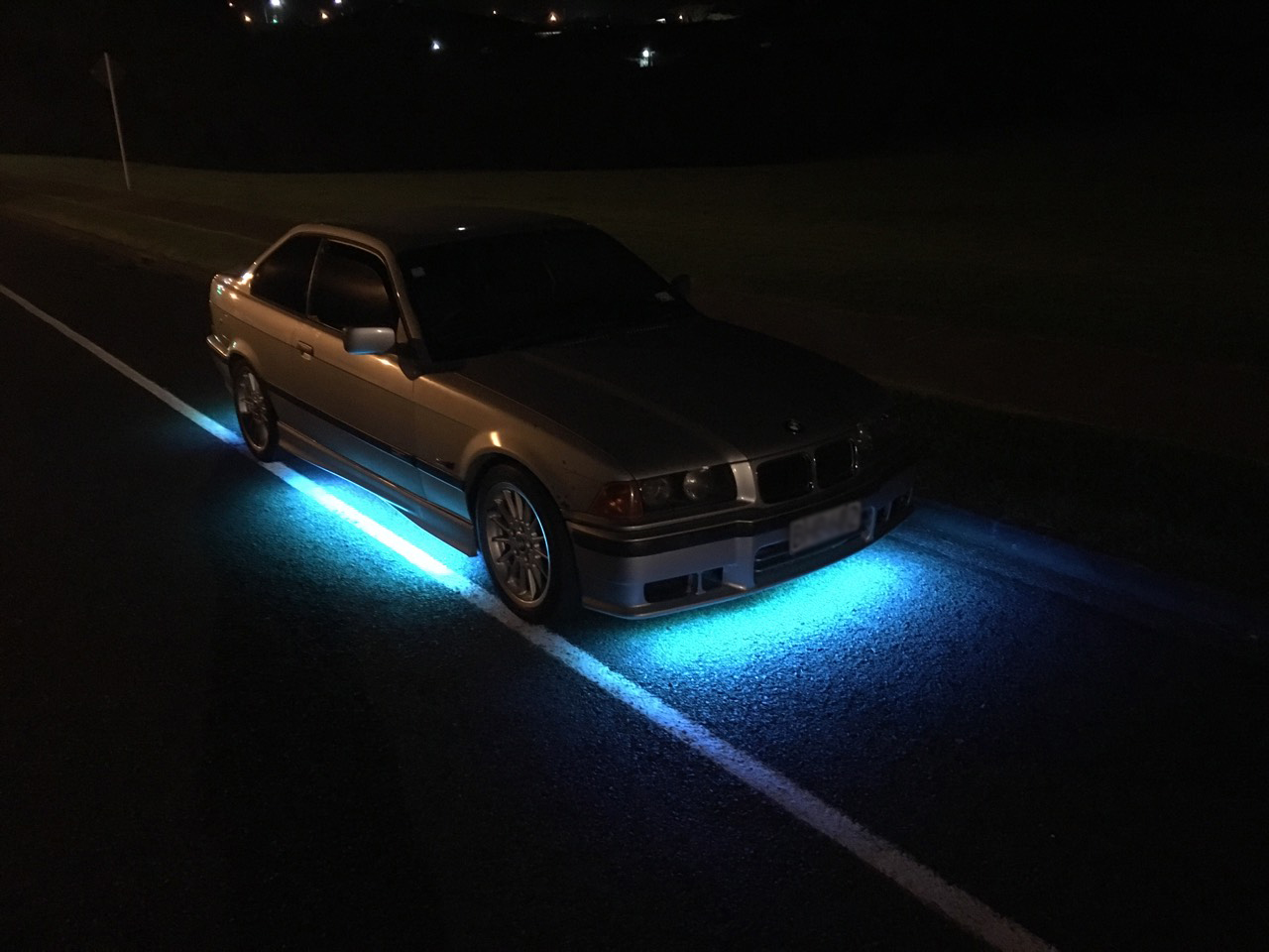 BMW E36 328i With Underglow