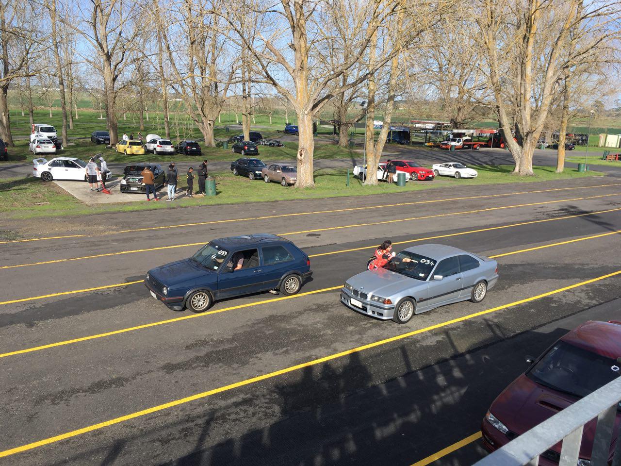 BMW E36 328i at Winter Drag Wars